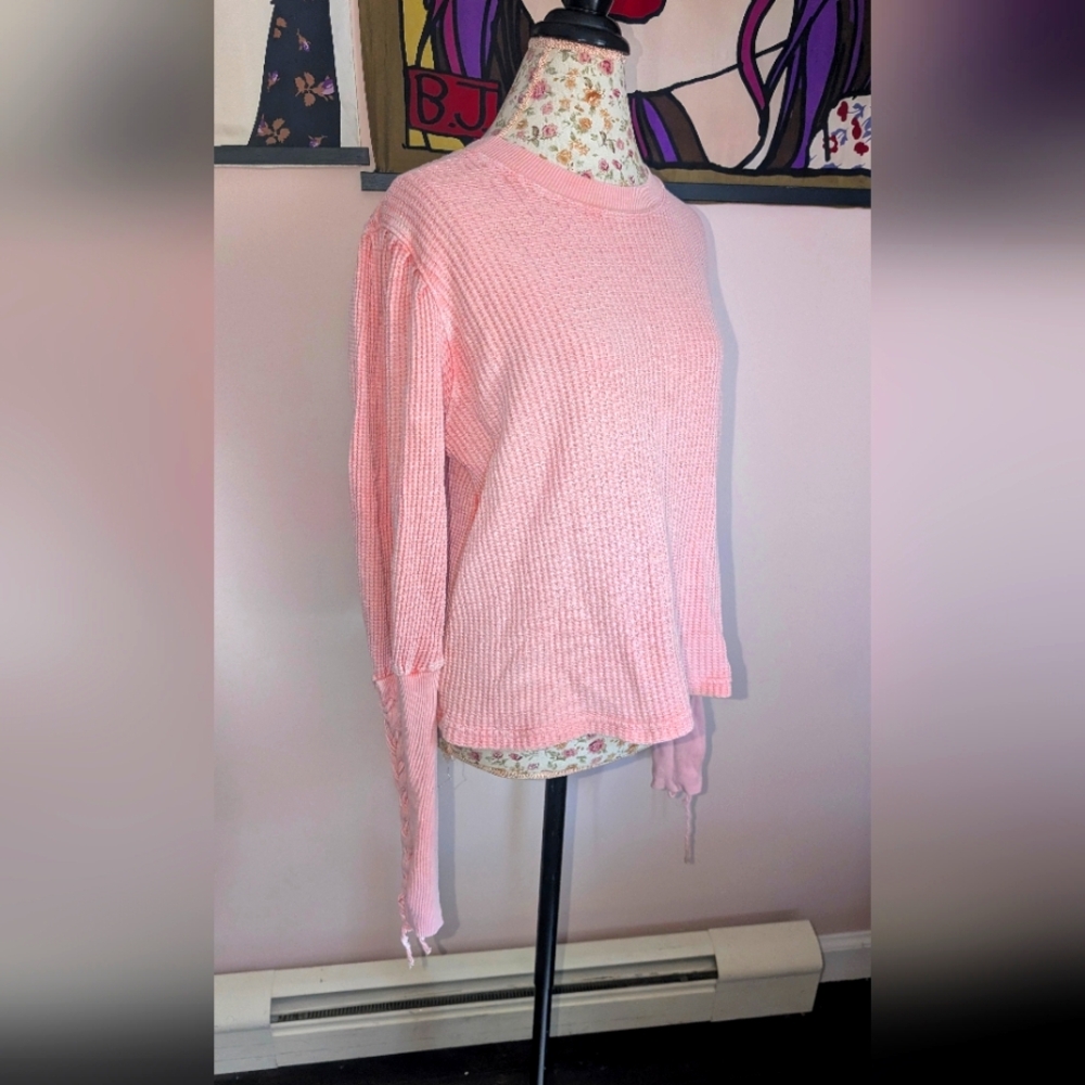 Free People Waffle  Shirt